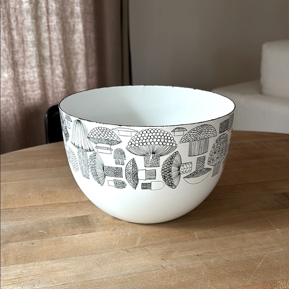 Vintage Finel Finnish Mushroom Bowl
